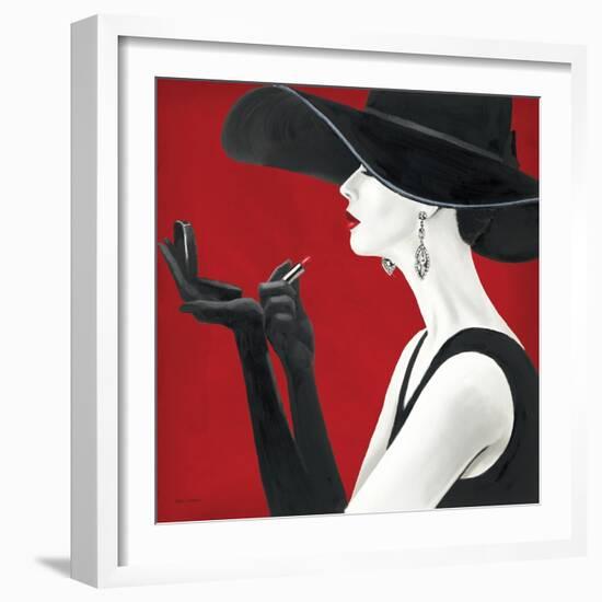 Haute Chapeau Rouge II-Marco Fabiano-Framed Art Print