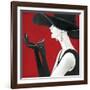 Haute Chapeau Rouge II-Marco Fabiano-Framed Art Print