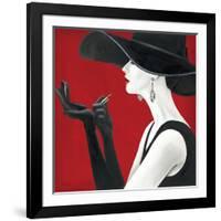 Haute Chapeau Rouge II-Marco Fabiano-Framed Art Print