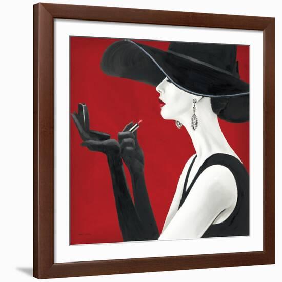 Haute Chapeau Rouge II-Marco Fabiano-Framed Art Print