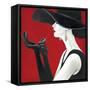 Haute Chapeau Rouge II-Marco Fabiano-Framed Stretched Canvas