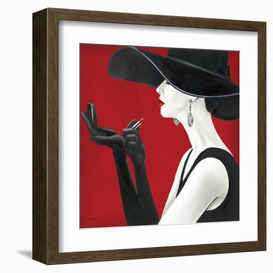 Haute Chapeau Rouge II-Marco Fabiano-Framed Art Print