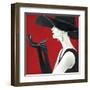 Haute Chapeau Rouge II-Marco Fabiano-Framed Art Print