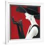 Haute Chapeau Rouge II-Marco Fabiano-Framed Art Print