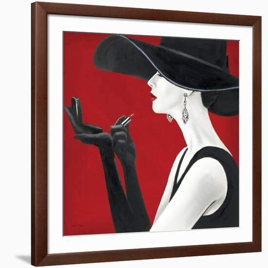 Haute Chapeau Rouge II-Marco Fabiano-Framed Art Print