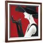 Haute Chapeau Rouge II-Marco Fabiano-Framed Art Print