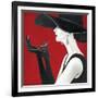 Haute Chapeau Rouge II-Marco Fabiano-Framed Art Print