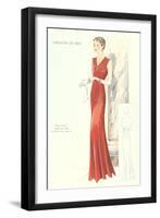 Haute Couture Evening Gown-null-Framed Art Print