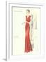 Haute Couture Evening Gown-null-Framed Art Print