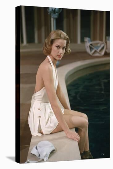 Haute Societe HIGH SOCIETY by CharlesWalters with Grace Kelly, 1956 (photo)-null-Stretched Canvas