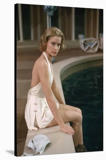 Haute Societe HIGH SOCIETY by CharlesWalters with Grace Kelly, 1956 (photo)-null-Stretched Canvas