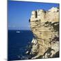 Haute Ville on Cliff Edge, Bonifacio, South Corsica, Corsica, France, Mediterranean, Europe-Stuart Black-Mounted Photographic Print