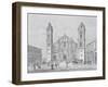 Havana Cathedral, Cuba, 1880S-null-Framed Giclee Print