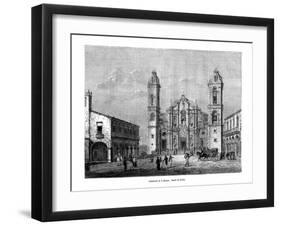 Havana Cathedral, Cuba, 19th Century-Navlet-Framed Giclee Print