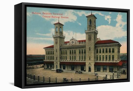 Havana Central Railway Station, Cuba, C1912-null-Framed Stretched Canvas