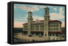 Havana Central Railway Station, Cuba, C1912-null-Framed Stretched Canvas