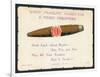 Havana Cigar, Christmas Card-null-Framed Giclee Print