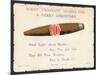Havana Cigar, Christmas Card-null-Mounted Giclee Print