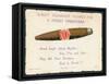 Havana Cigar, Christmas Card-null-Framed Stretched Canvas