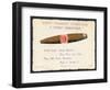 Havana Cigar, Christmas Card-null-Framed Premium Giclee Print