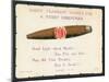 Havana Cigar, Christmas Card-null-Mounted Giclee Print