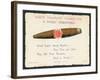 Havana Cigar, Christmas Card-null-Framed Giclee Print