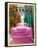 Havana Cover-Jace Grey-Framed Stretched Canvas