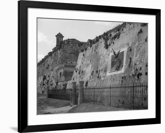 Havana, Cuba, Execution Wall in Cabanas-null-Framed Photo