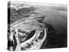 Havana, Cuba Harbor with part of Morro Castle Photograph - Havana, Cuba-Lantern Press-Stretched Canvas