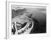 Havana, Cuba Harbor with part of Morro Castle Photograph - Havana, Cuba-Lantern Press-Framed Art Print