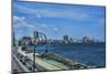 Havana, Cuba. Malecon along water-Bill Bachmann-Mounted Photographic Print