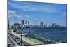 Havana, Cuba. Malecon along water-Bill Bachmann-Mounted Photographic Print