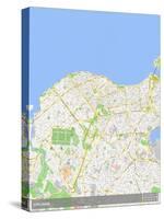 Havana, Cuba Map-null-Stretched Canvas