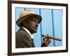 Havana, Cuban Man, Plaza De La Catedral, Havana, Cuba-Paul Harris-Framed Photographic Print