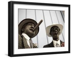 Havana, Cuban Man, Plaza De La Catedral, Havana, Cuba-Paul Harris-Framed Photographic Print