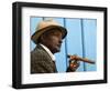 Havana, Cuban Man, Plaza De La Catedral, Havana, Cuba-Paul Harris-Framed Photographic Print