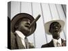 Havana, Cuban Man, Plaza De La Catedral, Havana, Cuba-Paul Harris-Stretched Canvas