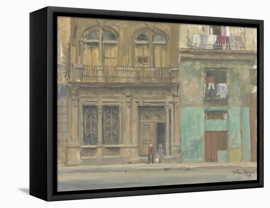 Havana House Front, 2010-Julian Barrow-Framed Stretched Canvas