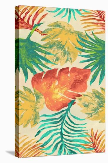 Havana Palm Pattern-Elizabeth Medley-Stretched Canvas