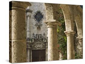 Havana, Plaza De La Catedral, Havana, Cuba-Paul Harris-Stretched Canvas