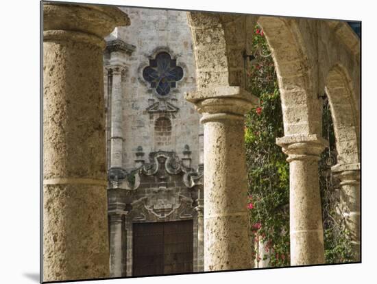 Havana, Plaza De La Catedral, Havana, Cuba-Paul Harris-Mounted Photographic Print