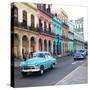 Havana Rainbow Houses-K. Lowenkron-Stretched Canvas