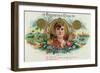 Havana Rose Brand Cigar Box Label-Lantern Press-Framed Art Print