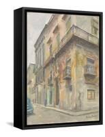 Havana Street Corner, 2010-Julian Barrow-Framed Stretched Canvas