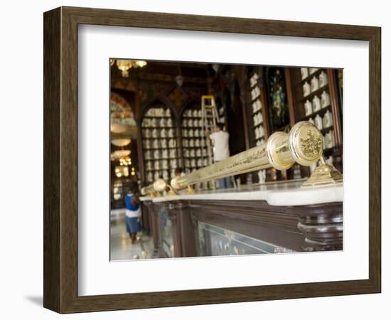 Havana, Traditional Pharmacy, Taquechel on Calle Obispo, Havana Vieja, Cuba, Cuba-Paul Harris-Framed Photographic Print