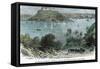 Havannah Harbour, Showing Where the Fifty Invaders Were Shot, Cuba, C1880-null-Framed Stretched Canvas