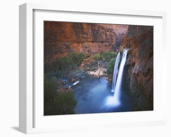 Havasu Falls, Grand Canyon, Arizona, USA-Charles Gurche-Framed Premium Photographic Print