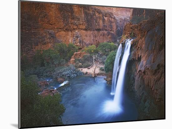 Havasu Falls, Grand Canyon, Arizona, USA-Charles Gurche-Mounted Premium Photographic Print