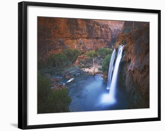 Havasu Falls, Grand Canyon, Arizona, USA-Charles Gurche-Framed Photographic Print