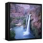 Havasu Falls, Grand Canyon, United States of America (U.S.A.), North America-Tony Gervis-Framed Stretched Canvas